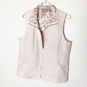Chico’s Blush Pink Jacket Vest